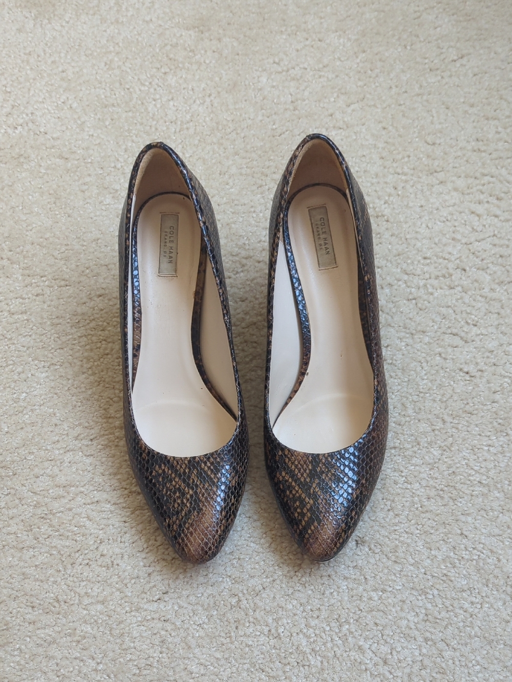 Functional Cole Haan Reptile Pumps